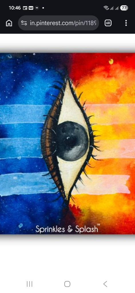 watercolor split